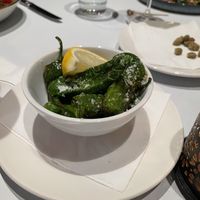 Padron peppers  at Oxo Tower Restaurant in South East London