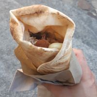 Falafel wrap at Za Zaa Barfi - Gerbergasse in Basel