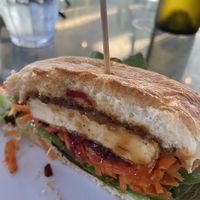 Tofu burger at Scallywags Cafe in Magnetic Island