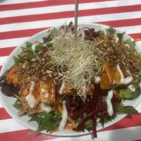 Caramelised Tofu Salad at Scallywags Cafe in Magnetic Island