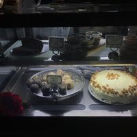 Cabinet of treats at Scallywags Cafe in Magnetic Island