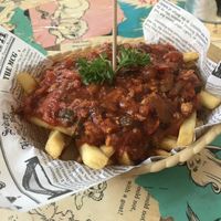 Loaded fries at Scallywags Cafe in Magnetic Island