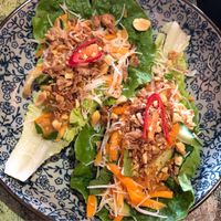 Tasty vegan lettuce cups.  at Basco in Brunswick