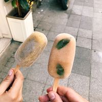 Vegan ice creams  at Stuff Kadıkoy in Istanbul