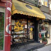 Shop front  at Vegan Bakkal in Istanbul