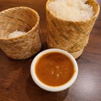 Sticky Rice with peanut sauce at Thai 999 Express in Mentor