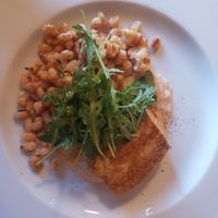 Tofu and white beans  at Casa Albets in Lladurs
