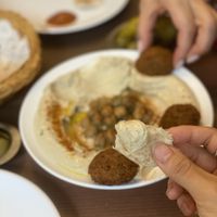 Falafel & hummus plate  at Falafel TLV in Hong Kong Island