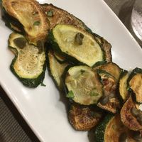 zucchini antipasto at Trattoria Di Mirko in Alghero