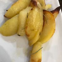 Italian roast potatoes - absolutely divine at Trattoria Di Mirko in Alghero