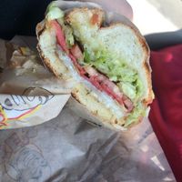 VEGAN Prissy Presley w/ avocado at Ike's in Tustin