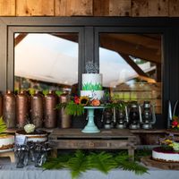Sweet table at the wedding  at ETN saladebar in Enschede