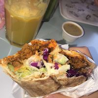 Smoothies, kabab and burger  at Krowarzywa in Bialystok