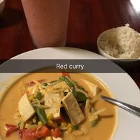 Red curry with tofu at Thaiway in Plainfield