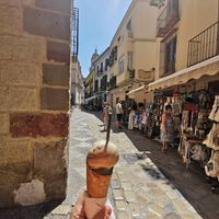 Dark chocolate + peanutbutter flavor at Nonna in Malaga