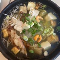 Clear noodle soup  at Saigon Lotus in Toronto