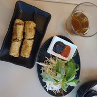 Crispy rolls at Saigon Lotus in Toronto