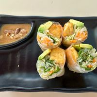 Fresh Salad Roll - Spicy Lemongrass Tofu Avovado  at Saigon Lotus in Toronto