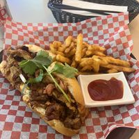 Vegan bbq banh mi  at Saigon Lotus in Toronto