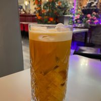 Thai Iced Tea with Vegan Condensed Milk at Saigon Lotus in Toronto