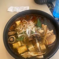 Spicy noodle soupp  at Saigon Lotus in Toronto