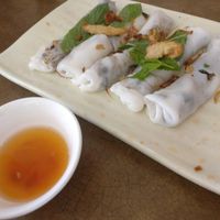 Mushroom rolls at Saigon Lotus in Toronto