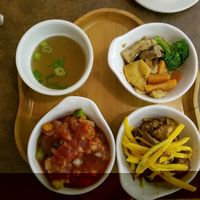 veggie combo #1 at Saigon Lotus in Toronto