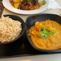 Vegan Butter Chicken with Brown rice   at Saigon Lotus in Toronto