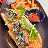 Bahn Mi with Fries at Saigon Lotus in Toronto