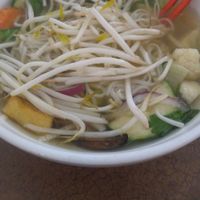 Tofu vegetable pho at Saigon Lotus in Toronto