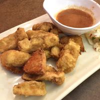 Tofu nuggets with tamarind sauce at Saigon Lotus in Toronto