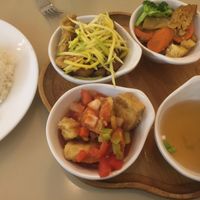 Vegan combo #1 at Saigon Lotus in Toronto