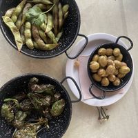 Our starters  at Bistro Can Pa in Ibiza