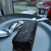 Mocca chocolate cake at Spiregarden in Kristiansand