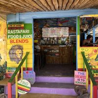 Restaurant entrance   at Rasta Ade Refreshments in Negril