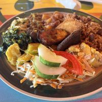 Veggie platter   at Rasta Ade Refreshments in Negril