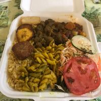 Veggie Platter at Rasta Ade Refreshments in Negril