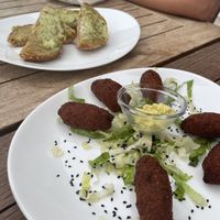 Quinoa croquettes   at El Sibarita in Lanzarote