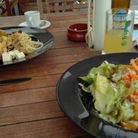 Oriental & Pacific salads. at El Sibarita in Lanzarote