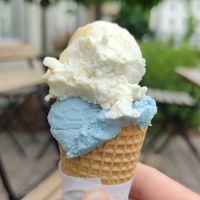 Blue coconut and cheesy orange. at NEWIN Sweetness Full of Care in Gizycko