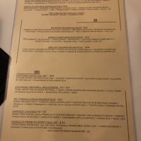 fall menu  at Bistro 501 in Lafayette