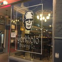 Outside at Yorkholo Brewing Company in Mansfield