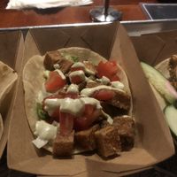 Vegan sweet potato taco with jalapeño ‘ranch’ at Sister Bar in Albuquerque