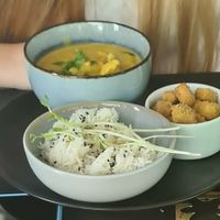 Curry with tofu at Moringa in Augustow