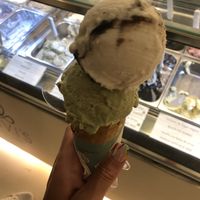 Pistacho + stracciatella  at Vivi's Creamery in Ibiza