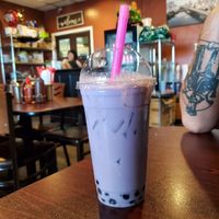 Taro Bubble tea at Vietnamese Noodle House in North Syracuse