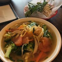 vegan ";crab"; pho at Vietnamese Noodle House in North Syracuse