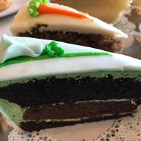 Green Gateau and carrot cakes at The Green Gateau in Lincoln