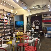 cozy vibe  at Premarché Gelateria in Kyoto