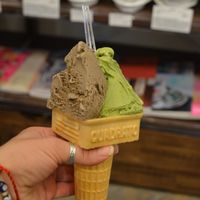 Gelato at Premarché Gelateria in Kyoto